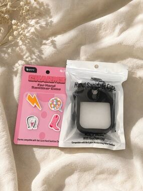 Bpure Hand Sanitizer Charm Case with Decorative Charms